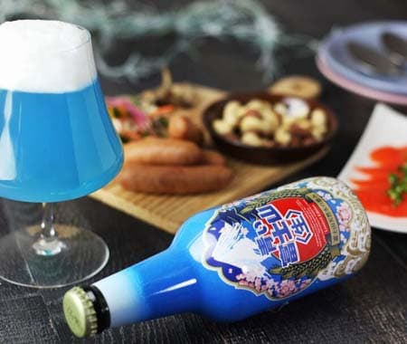 Far Yeast Brewing醸造富士山をイメージした“青いビール” 「青い富士山〈生〉」10月31日発売!