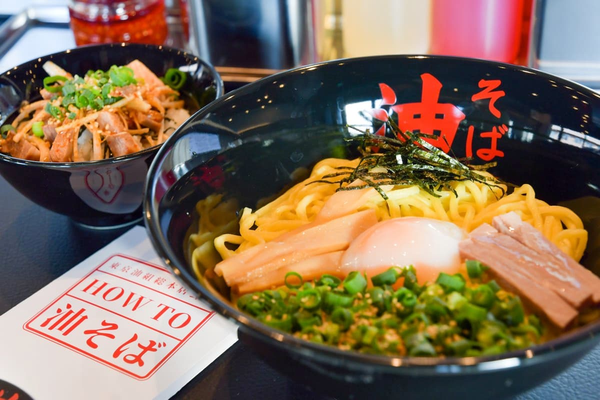 大人気油そばが甲府市下石田に!東京油組総本店甲府昭和組2023年4月1日オープン!