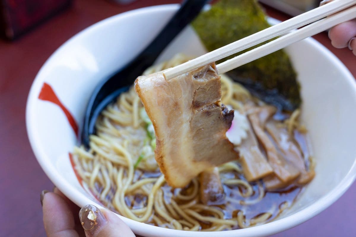 焼豚食道。河口湖店