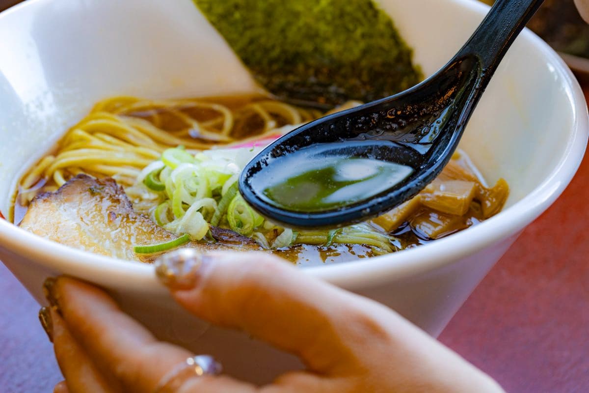 焼豚食道。河口湖店