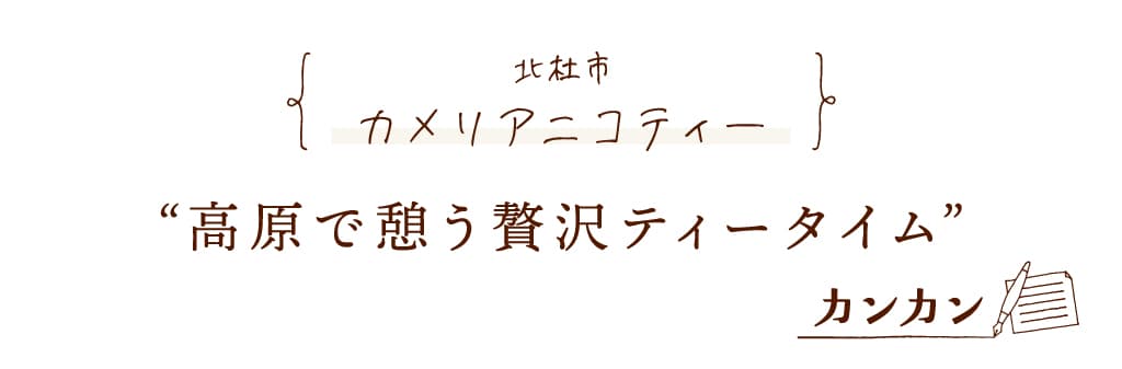 カメリアニコティー | 北杜市