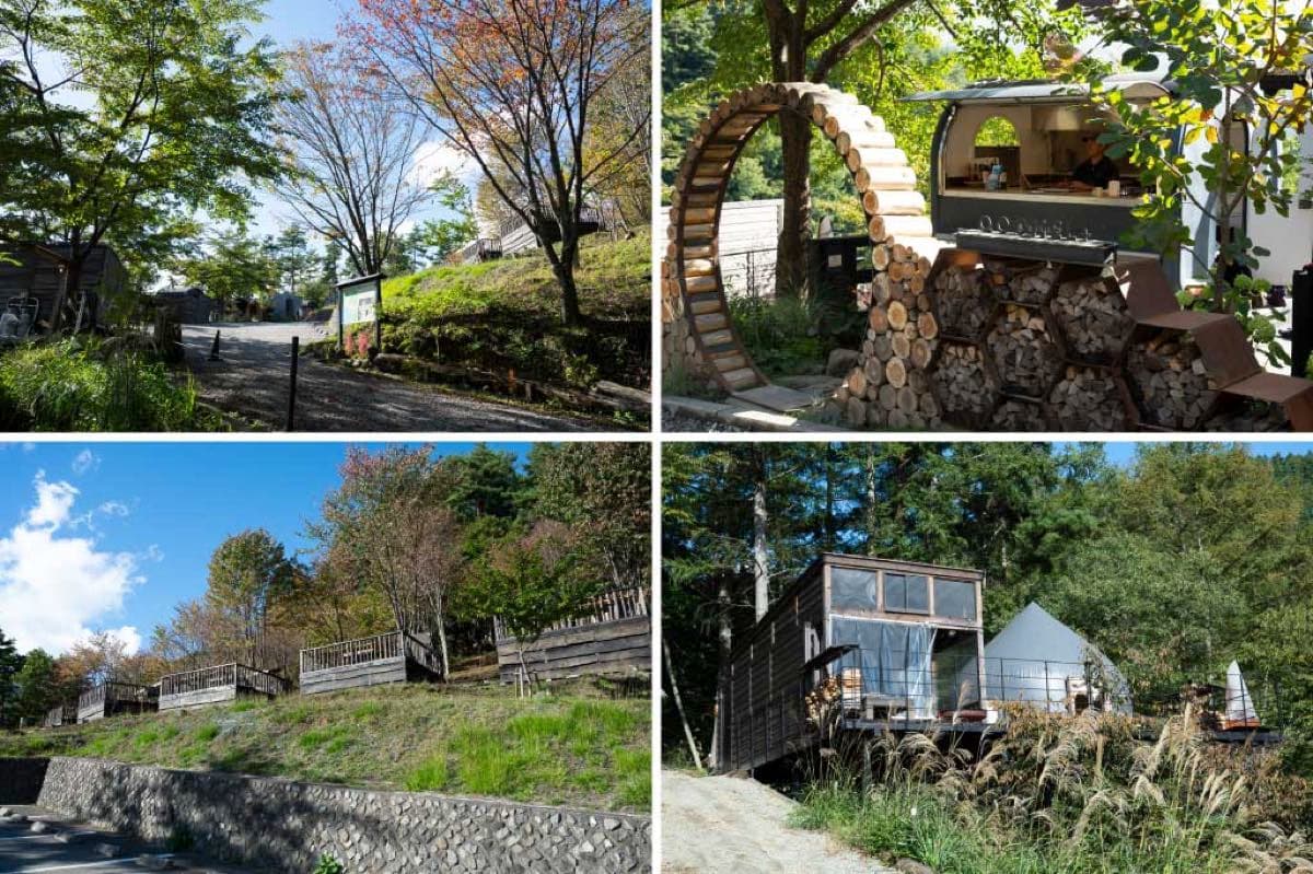 つながるCafé/富士山と河口湖が見える絶景テラス