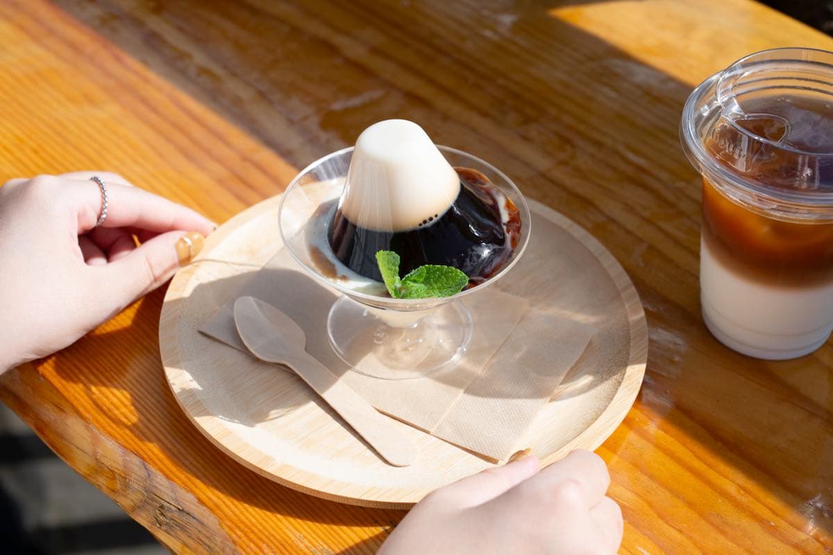 つながるCafé/富士山と河口湖が見える絶景テラス