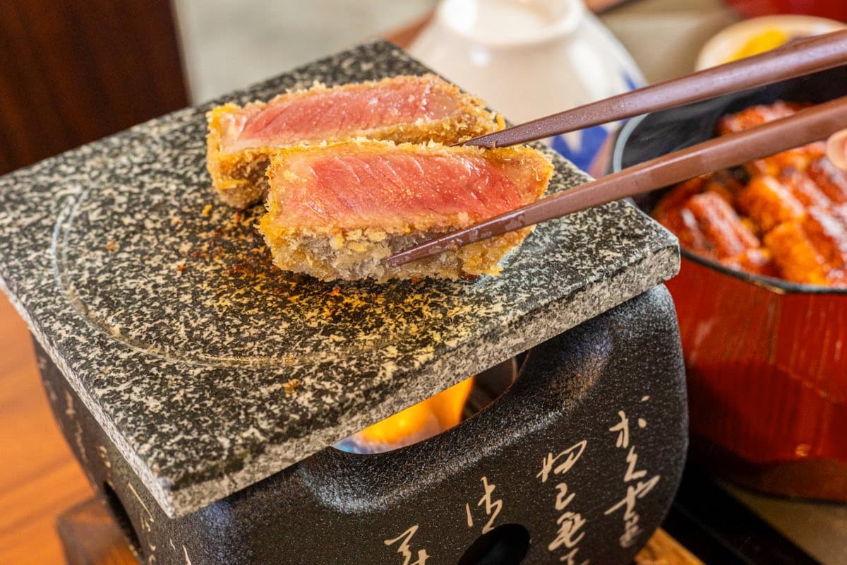 鰻と牛かつ さくや