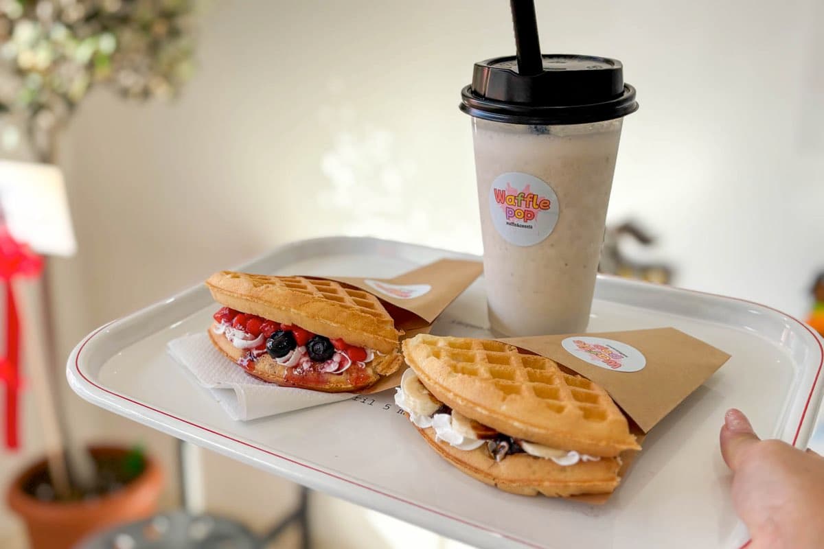 Waffle pop
