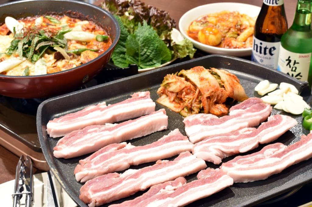 韓国料理 韓豚 1