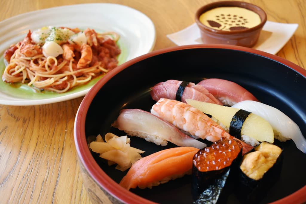 玉寿し すしやのスパゲッティ 1