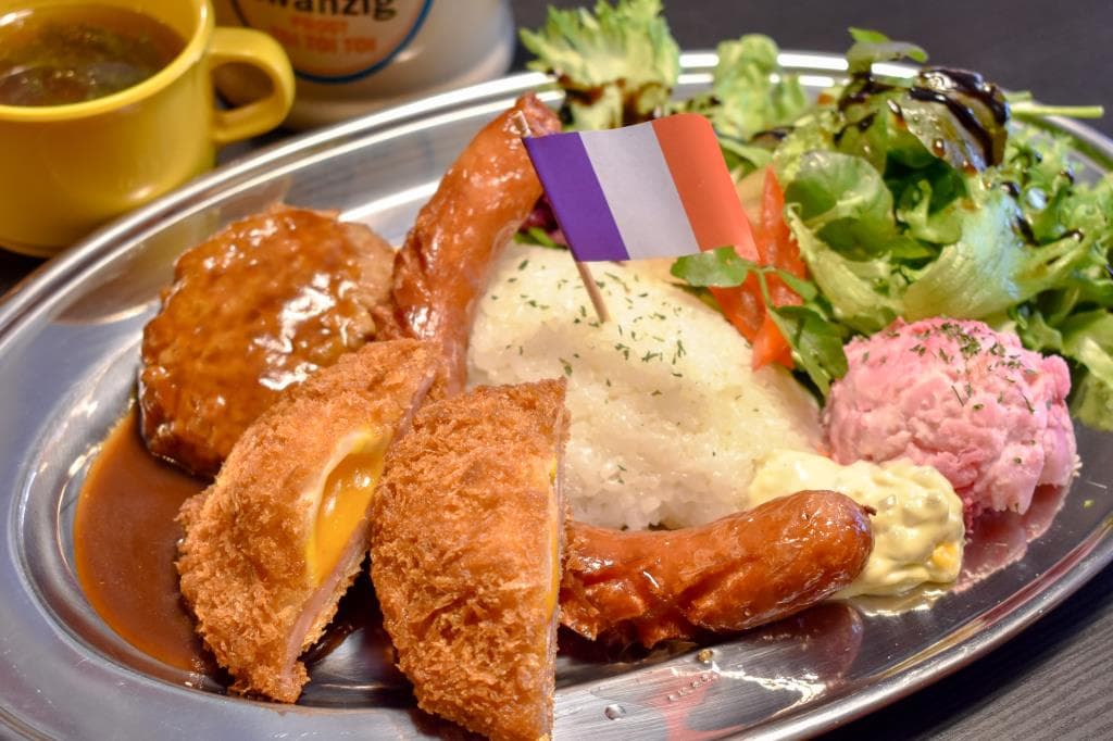 やみつきハムカツ 洋食喫茶 さはんじ 1