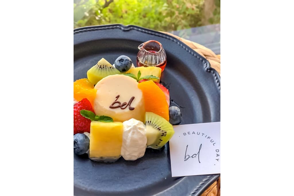 BEAUTIFUL DAY CAFÉ プリンアラモード 600円