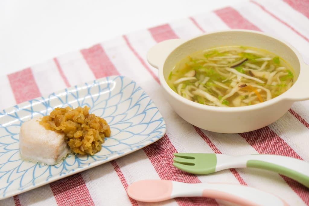 【給食レシピ vol.25】カジキのバーベキューソースと切り干し大根スープ/池田くるみの木こども園 1