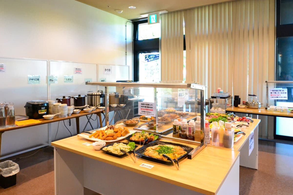 リッチダイヤモンド総合市民会館内なないろ~小4以下無料のバイキング 1
