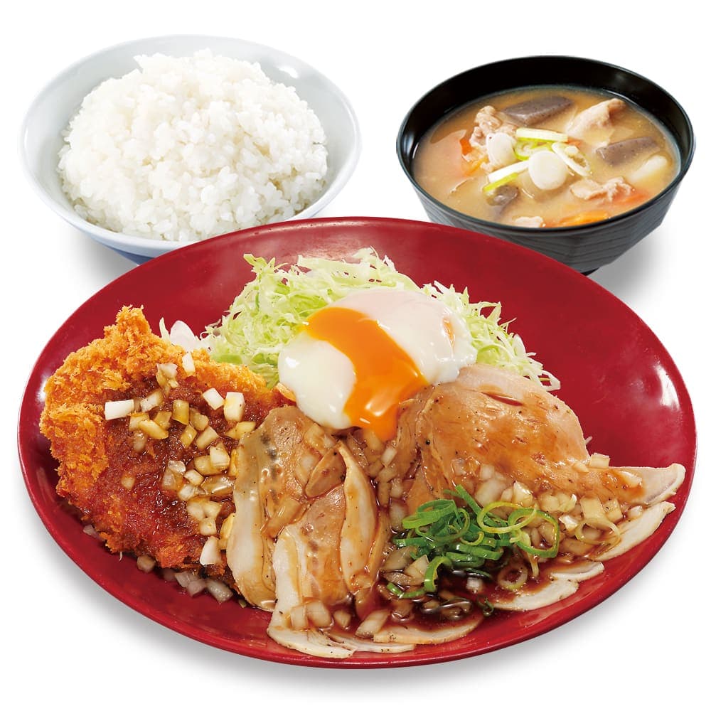 温玉とろり。ロースカツ、ローストポーク定食!