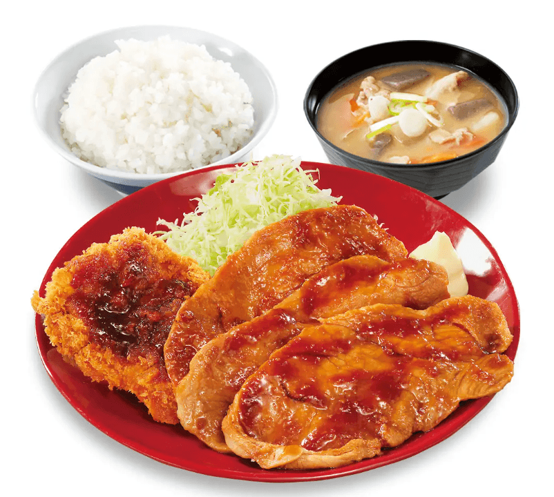 ボリューム満点大判生姜焼き…?!👀