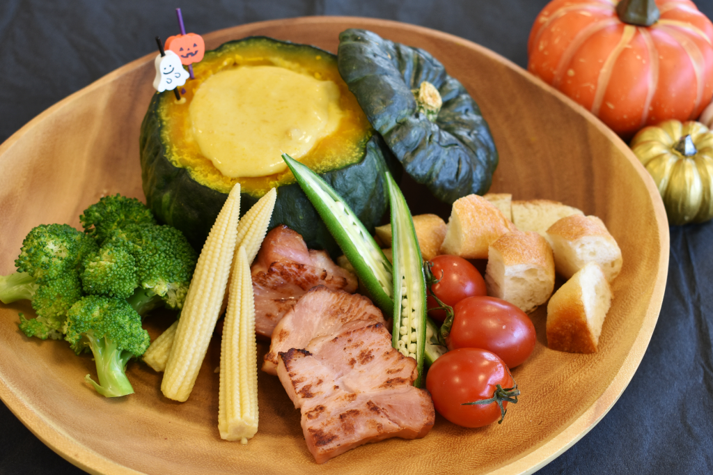 かぼちゃのシチューフォンデュ