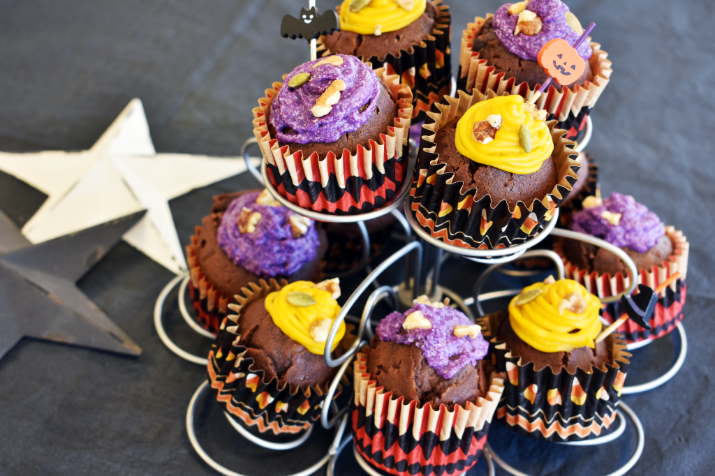ハロウィンカップケーキ