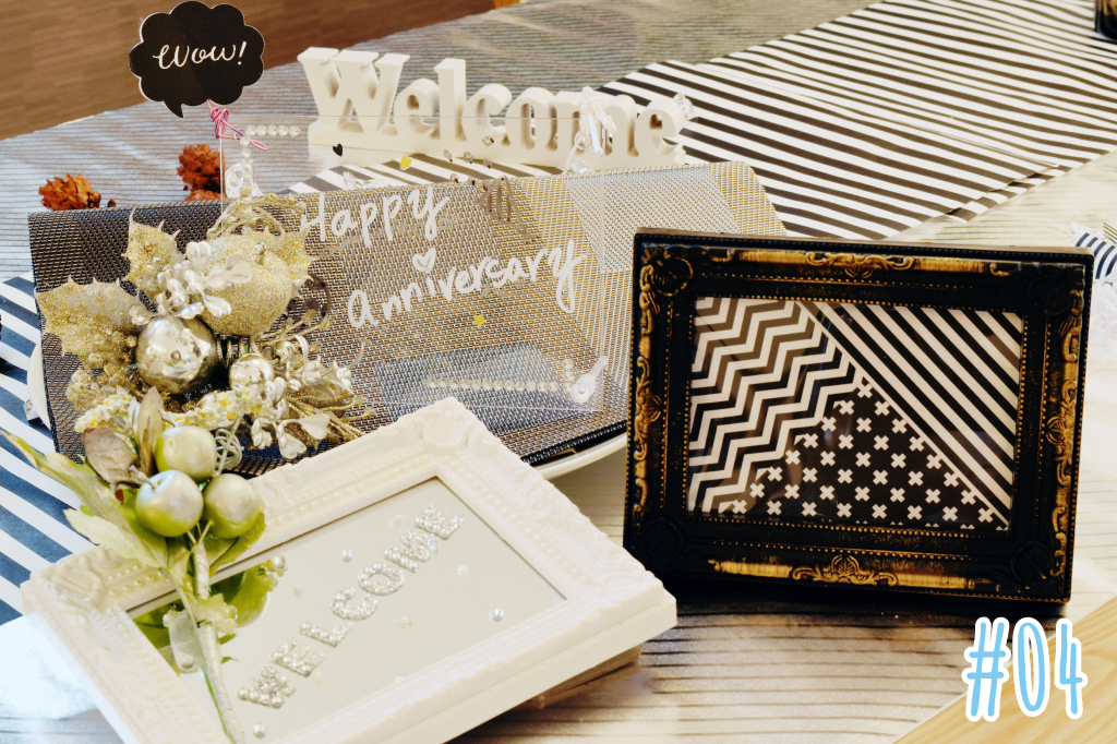 写真立てや額を独自アレンジ