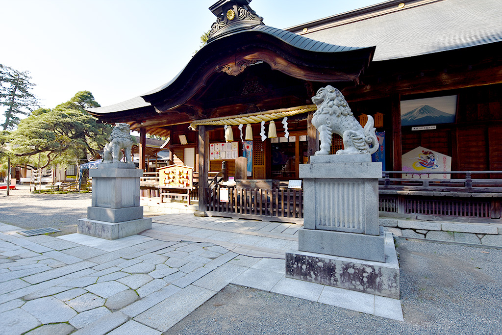 甲斐国一宮浅間神社の外観