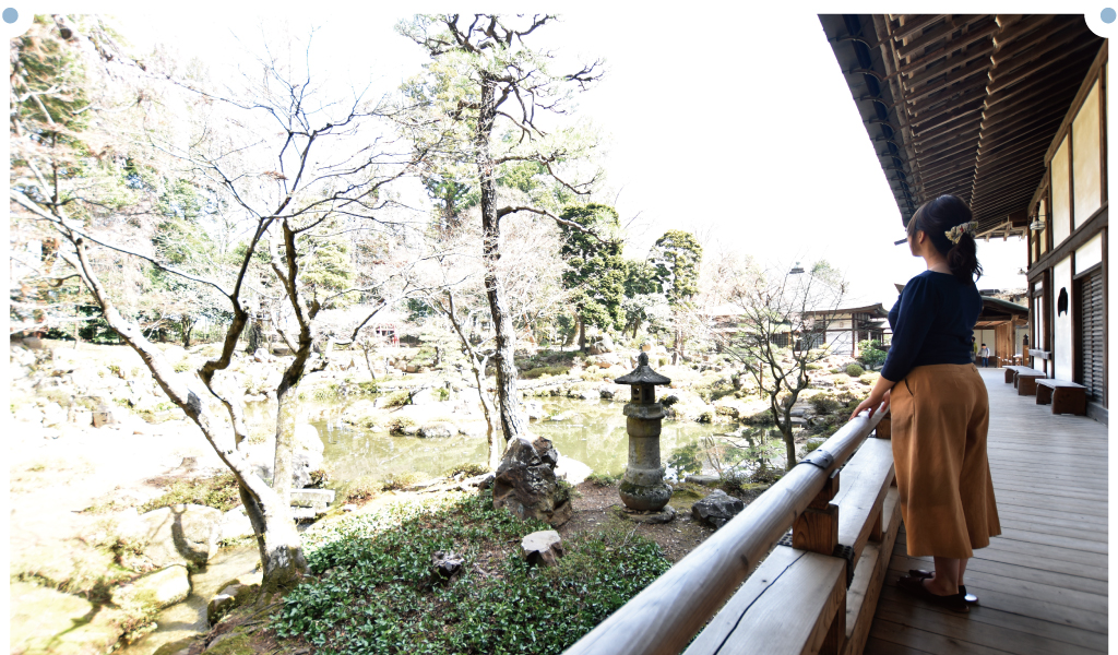 恵林寺の庭園1