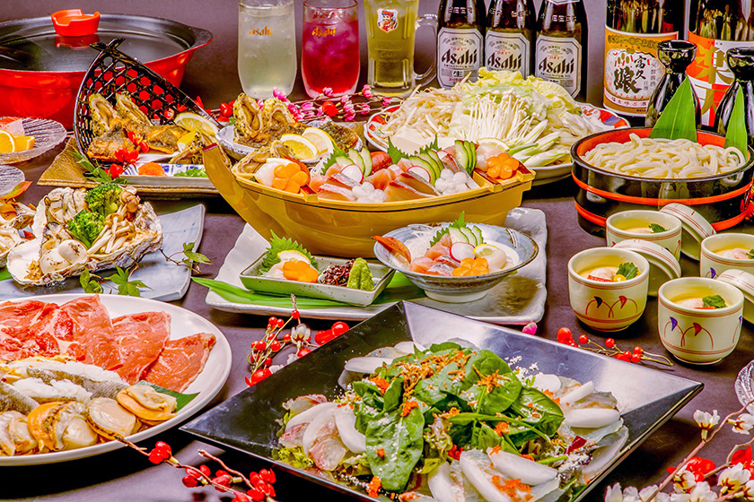 スパランドホテル内藤の宴会メニュー