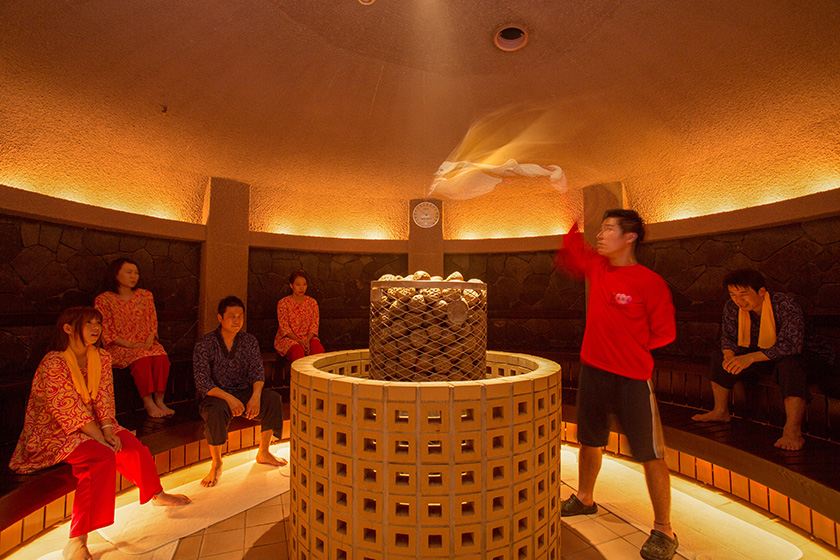 スパランドホテル内藤のロウリュウ