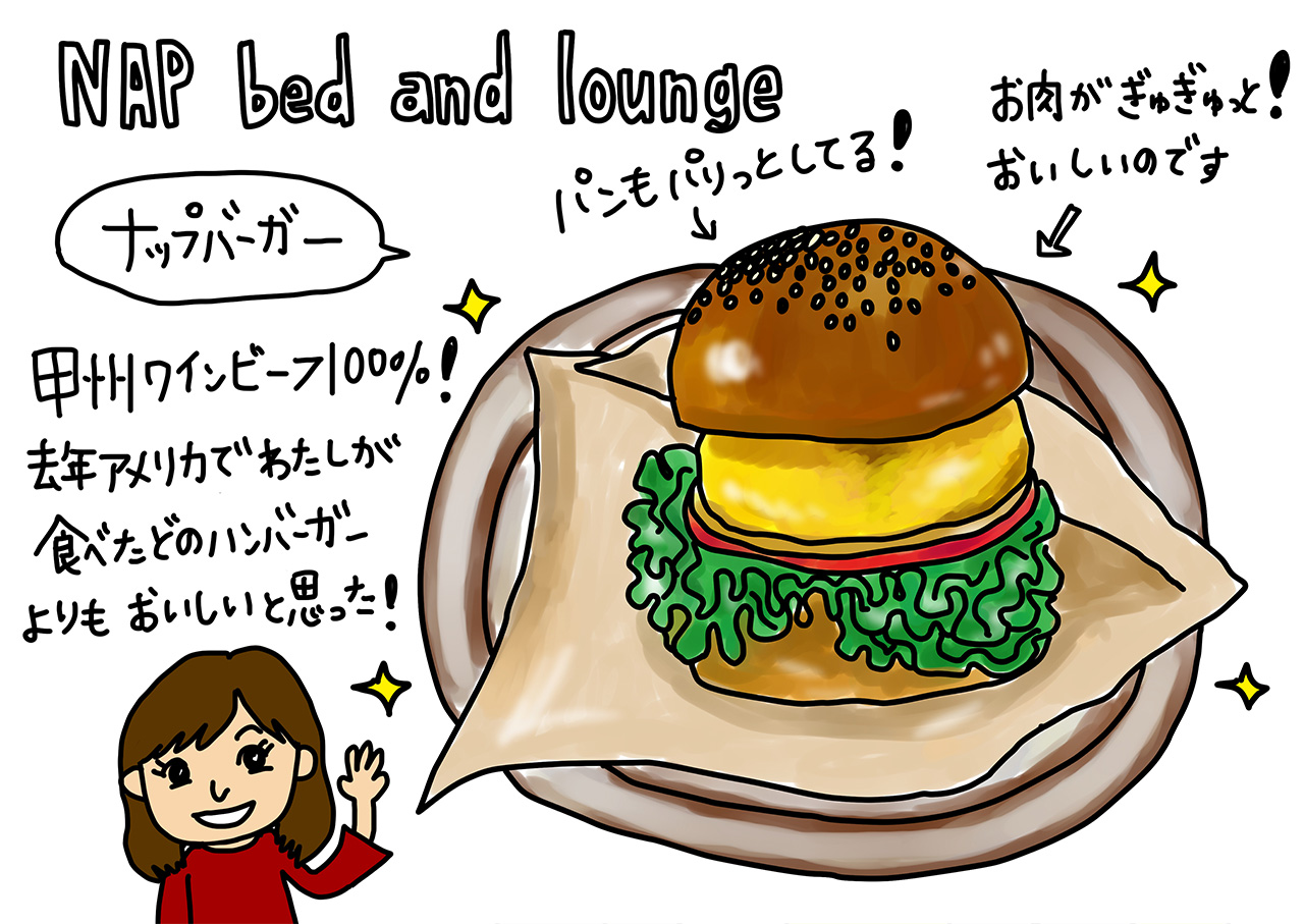 Guru 09 おいしいハンバーガーを求めて イラストレーター神山奈緒子が行く 街をぐるぐる Porta
