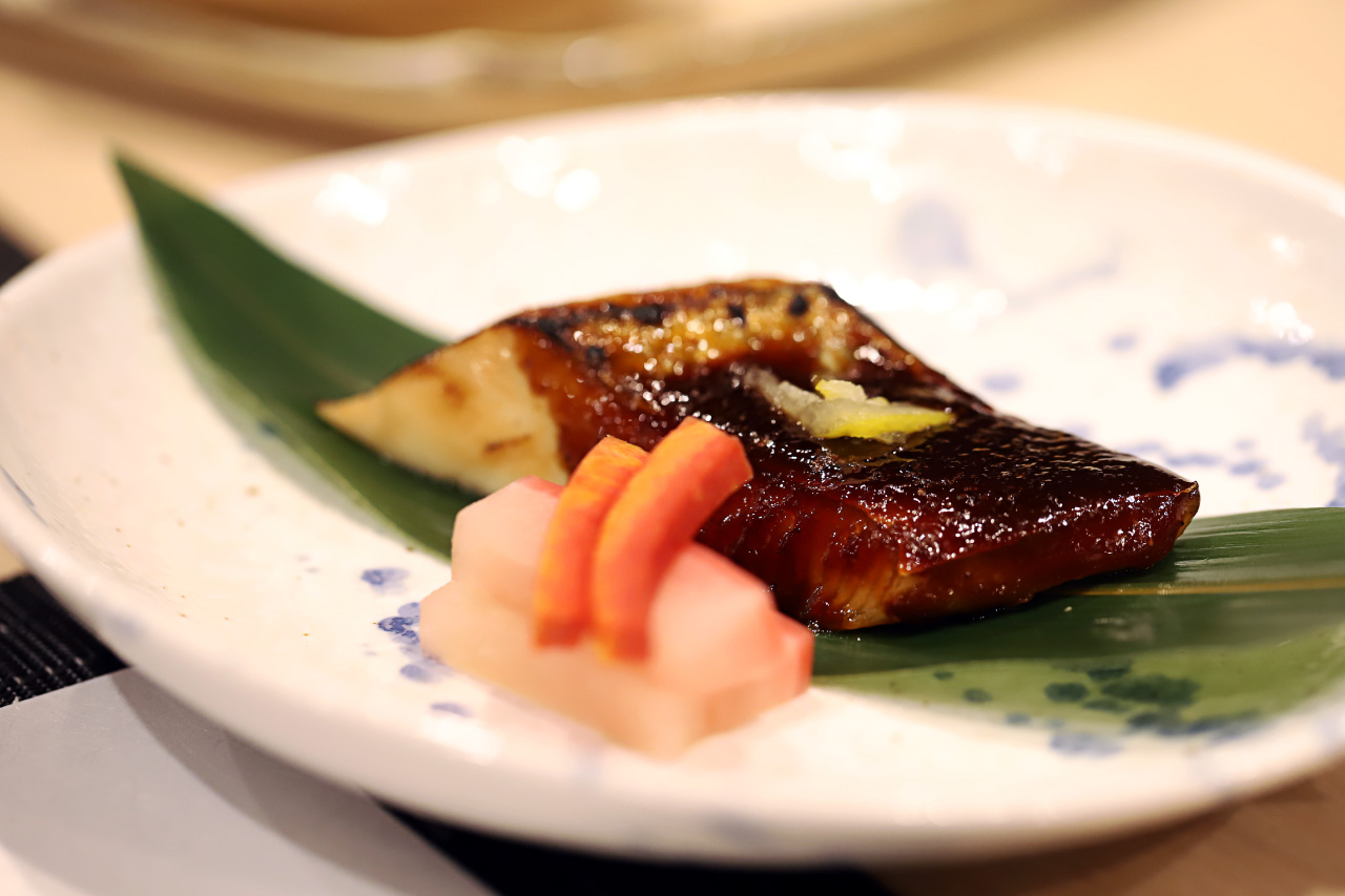 A gem of grilled Spanish mackerel in Miso Dengaku style