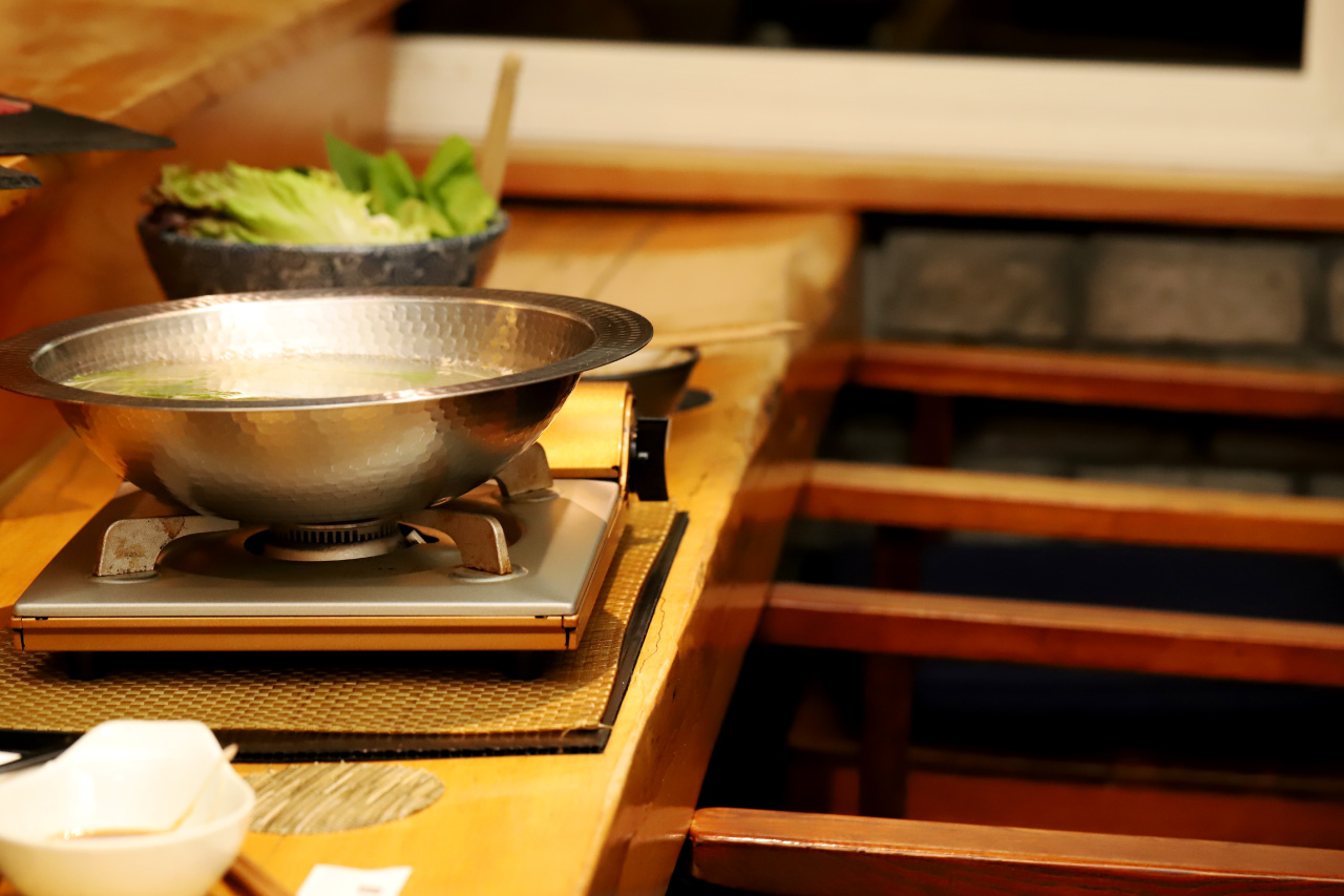 Shabushabu Hayashi counter seat 2