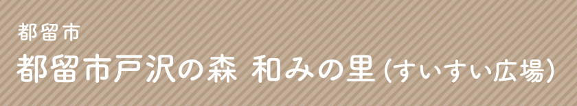 都留市 都留市戸沢の森 和みの里（すいすい広場）