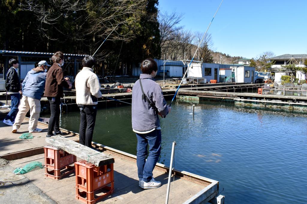 Matsuba BBQ Fujimi fishing Fujiyoshida city experience facility, BBQ, fishing moat