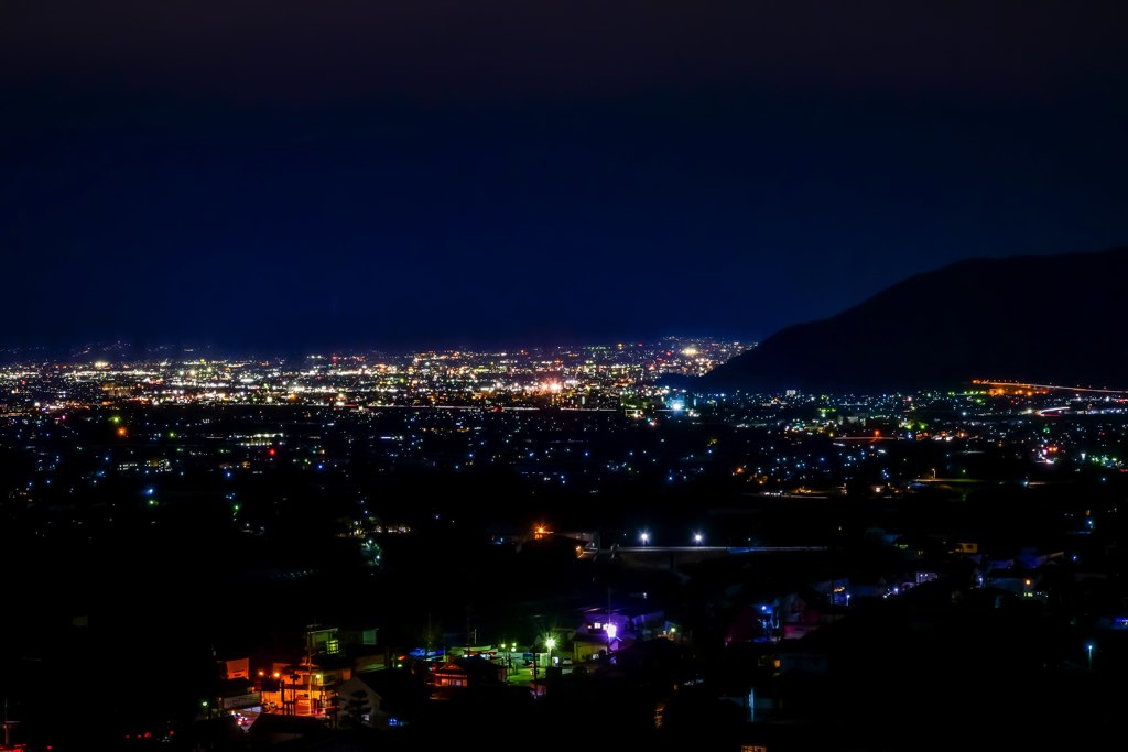 果线夜景