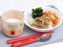 【給食レシピ vol.1】キッズビビンバ／保育施設たけのこ