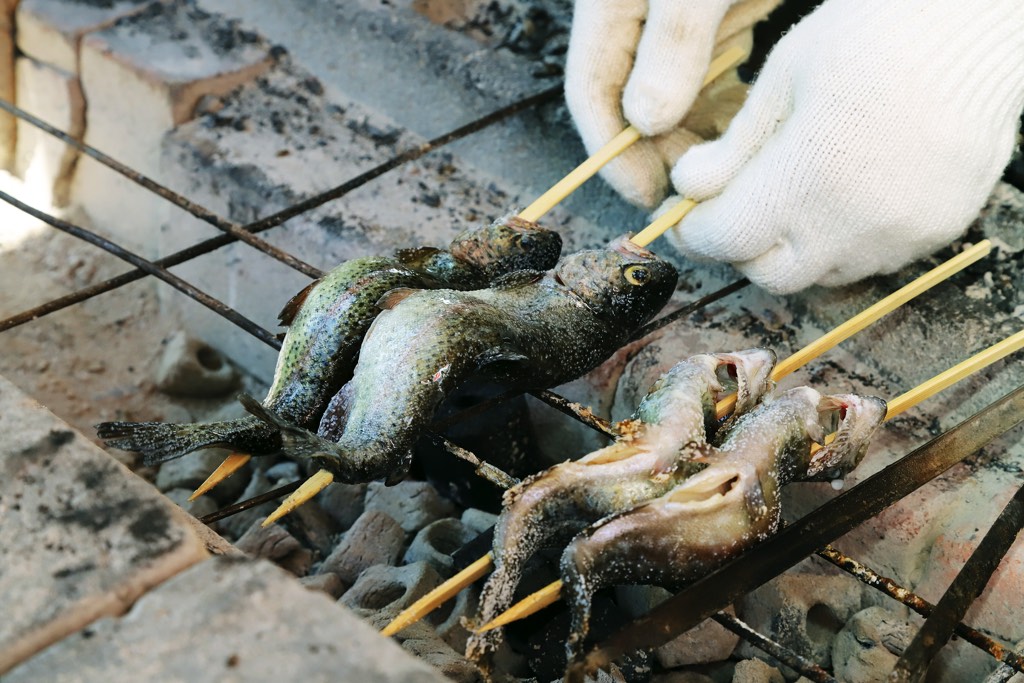 フィッシングエリアやま里  塩焼き3