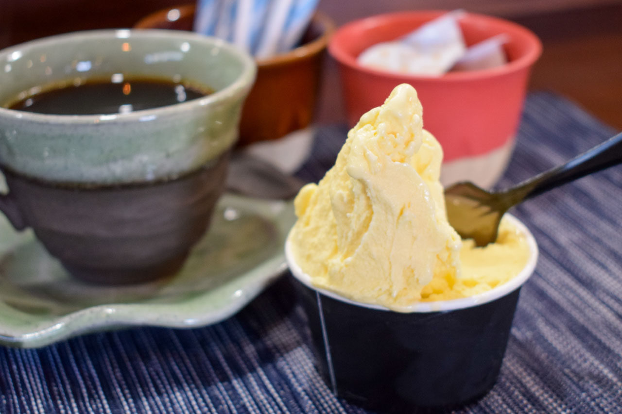 Gelateria XANADU とうもろこしのジェラート