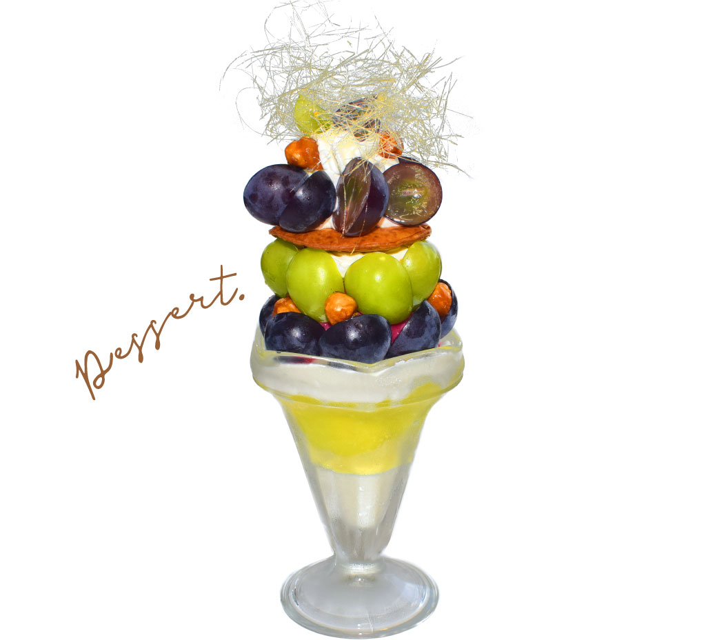 Fruit Kingdom Gaia Tabe Terrace Grape Parfait