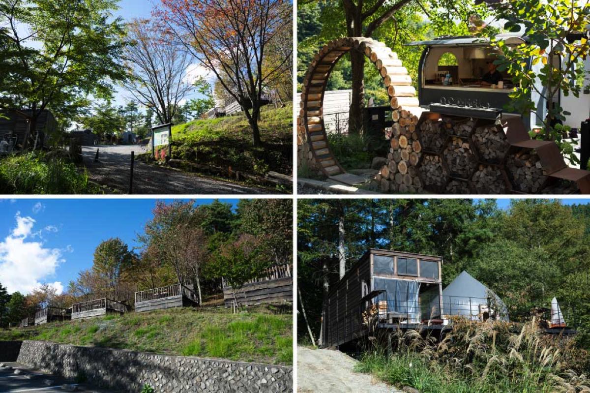 つながるCafé/富士山と河口湖が見える絶景テラス