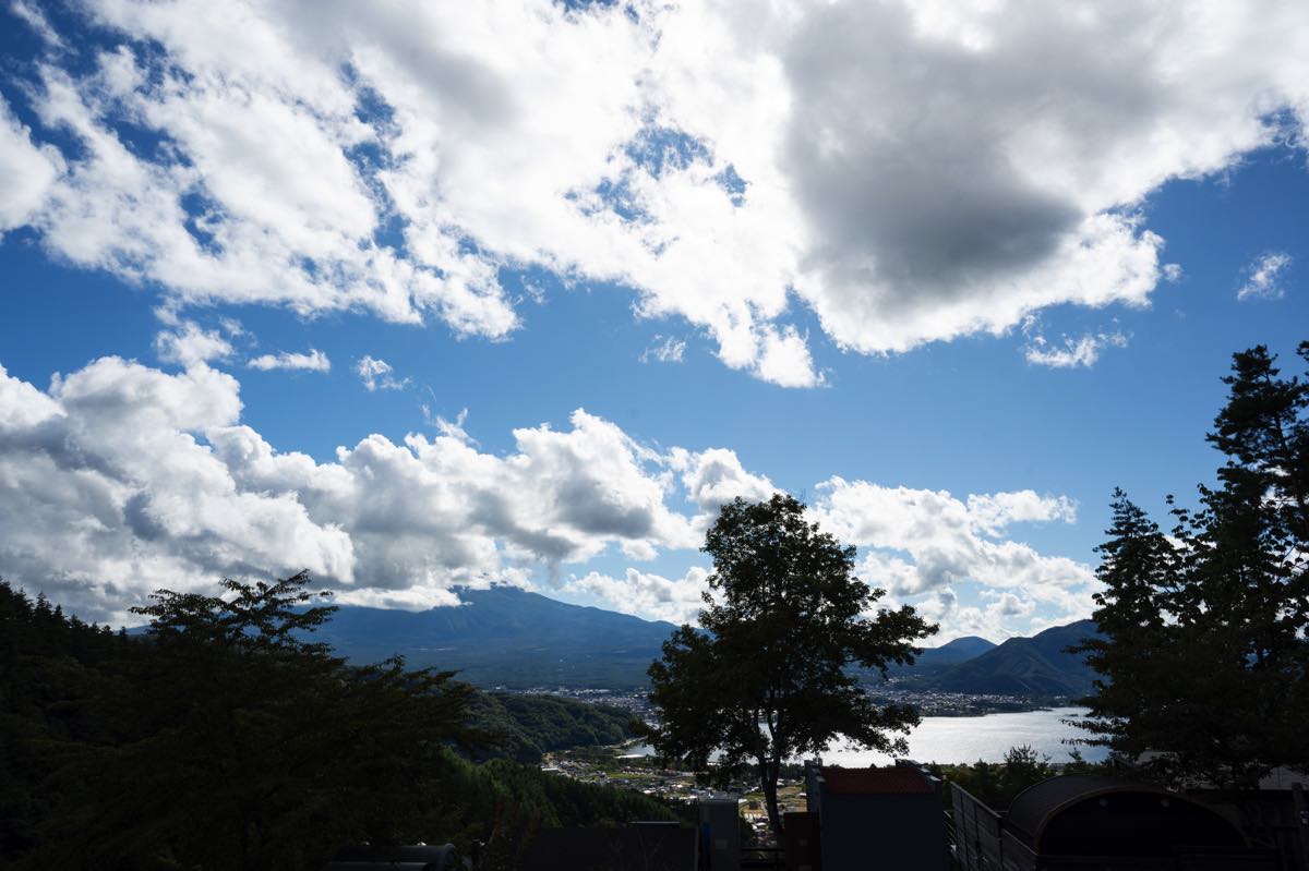 つながるCafé/富士山と河口湖が見える絶景テラス