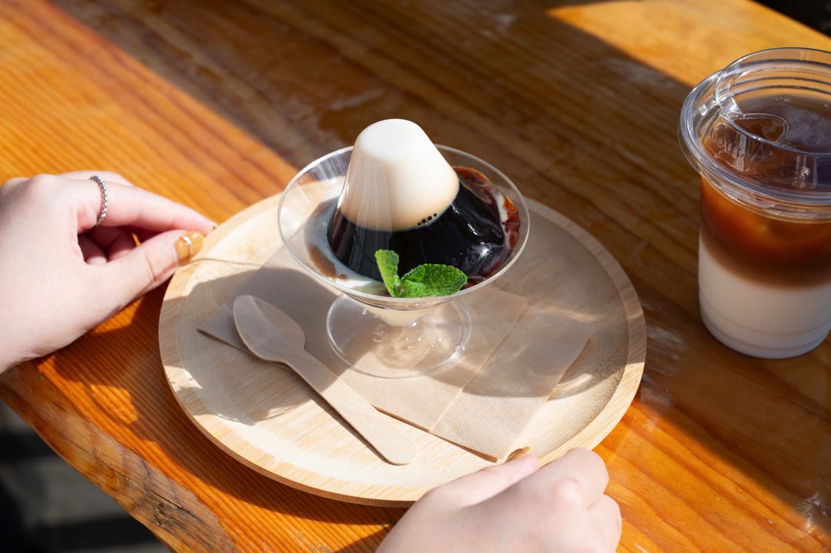 つながるCafé/富士山と河口湖が見える絶景テラス