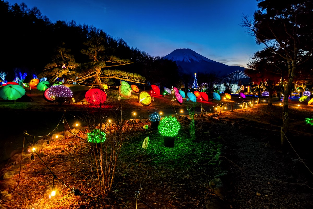 2023イルミネーション ファンタジウム 山中湖 花の都公園