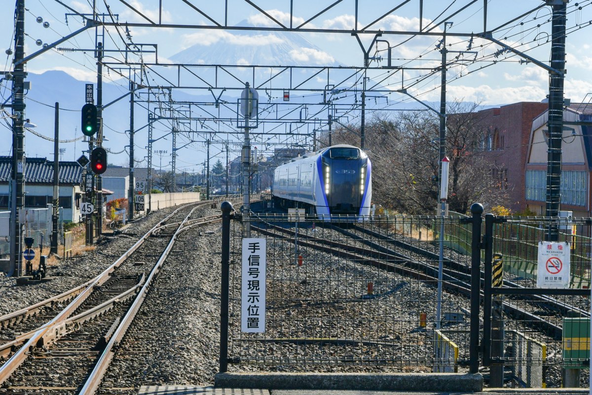 韮崎駅 電車ビュースポット