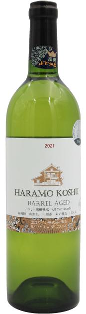 Haramo Wine Koshu barrel aging 2021