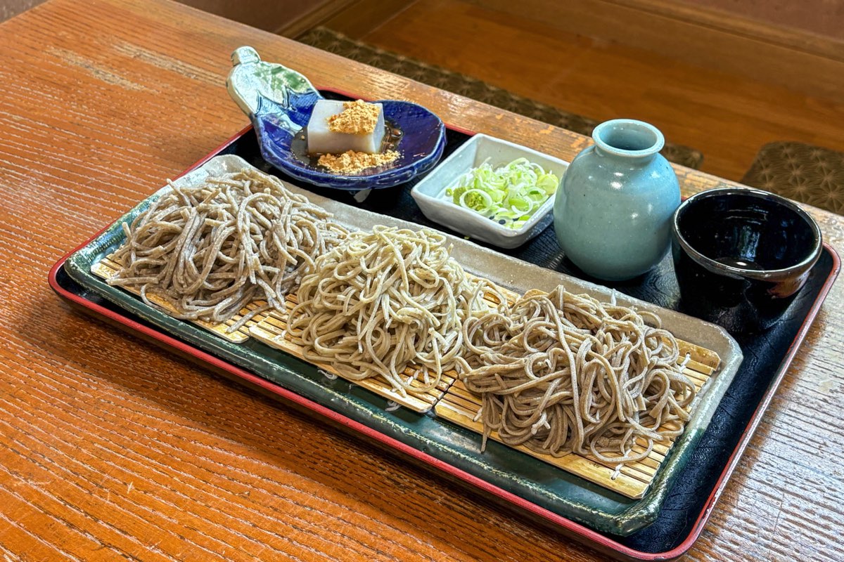 専心庵 大盛りそばセット