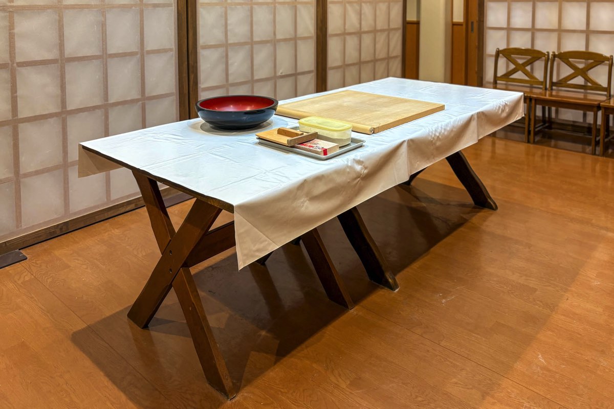 延命そば そば打ち体験