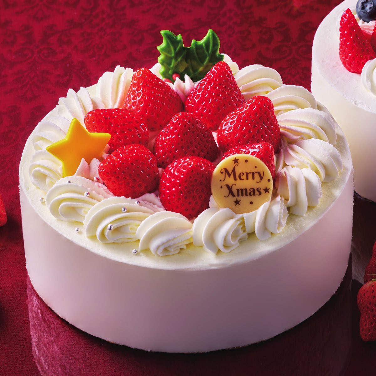 シャトレーゼ Xmas 苺デコレーション