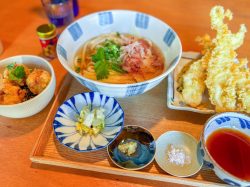 【手打ちうどん 虎と草 / 北杜市明野町】出汁香る美しいつゆともちもち手打ちうどん！名水地鶏の天ぷらと♡2025年12月20日オープン