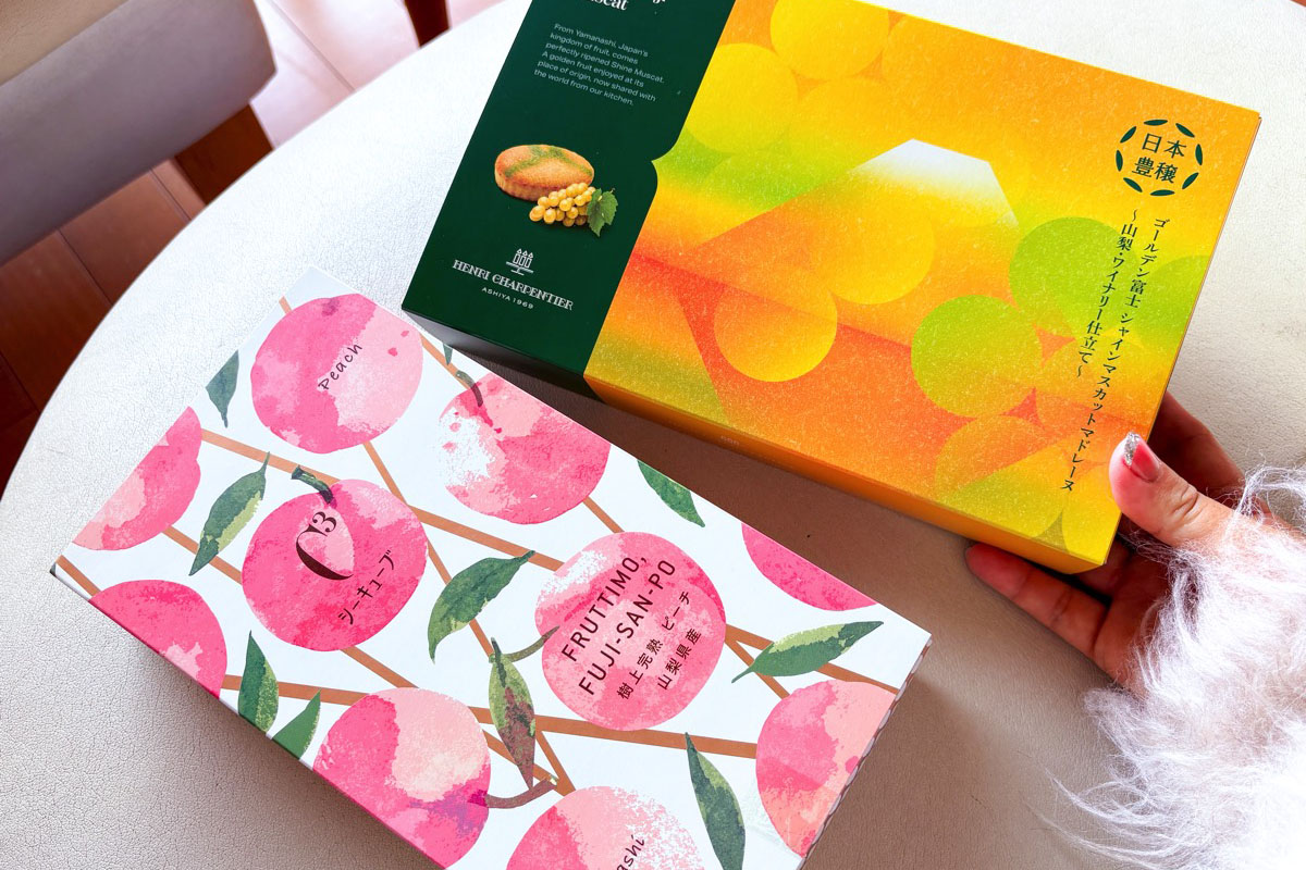 山梨県産フルーツ×高級洋菓子