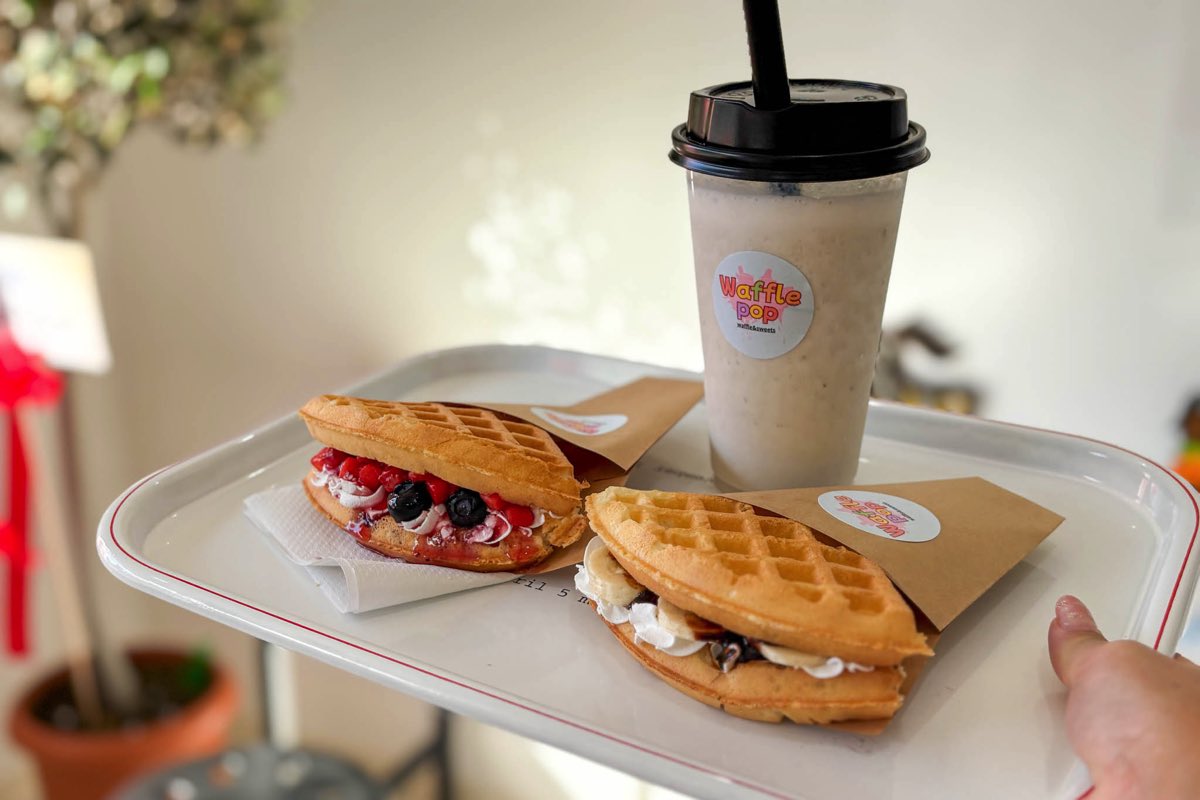 Waffle pop